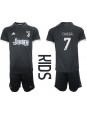 Juventus Federico Chiesa #7 Alternativní dres pro děti 2023-24 Krátký Rukáv (+ trenýrky)